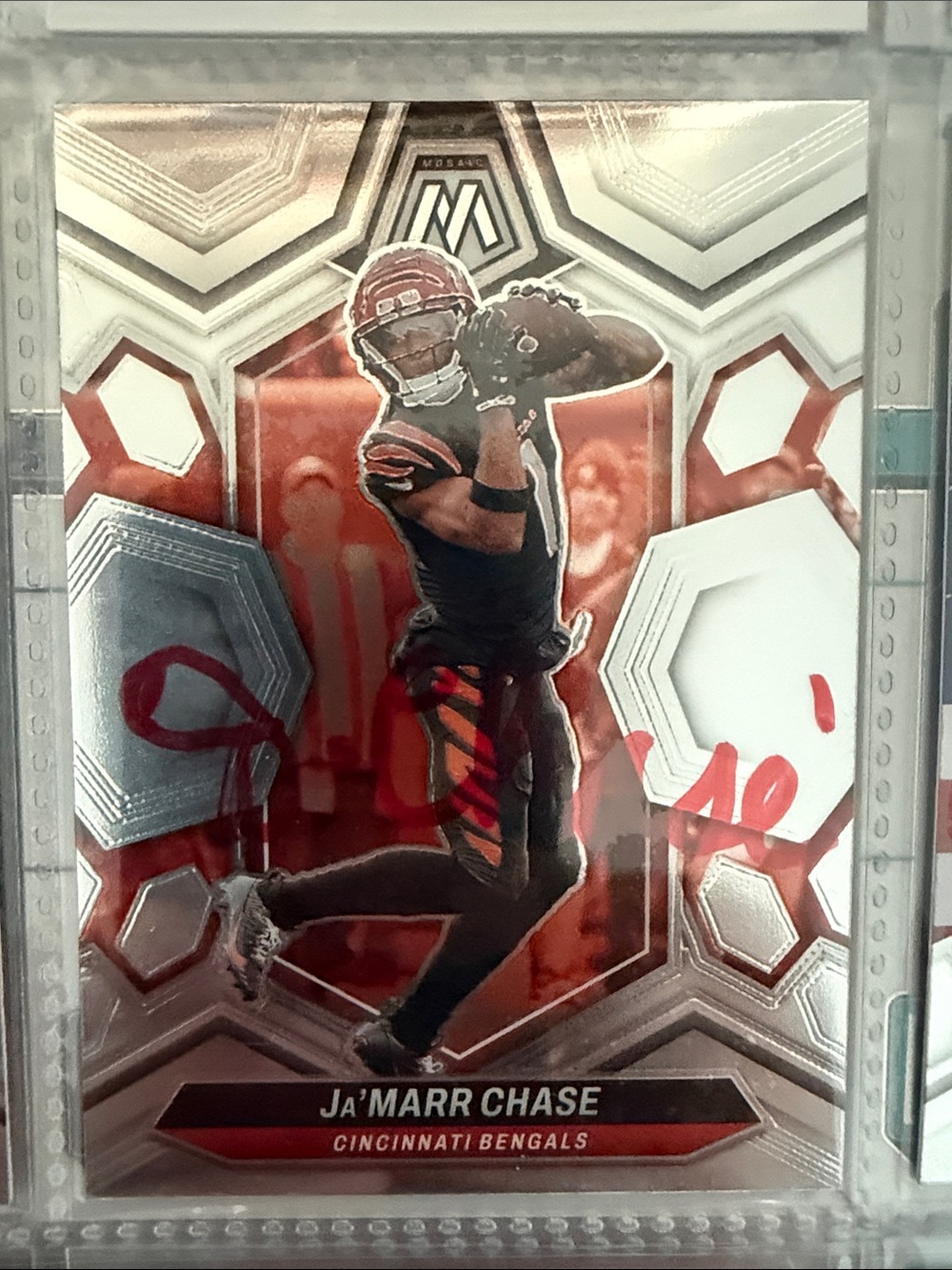 Ja'Marr Chase Cincinnati Bengals Red auto
